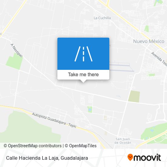 Mapa de Calle Hacienda La Laja