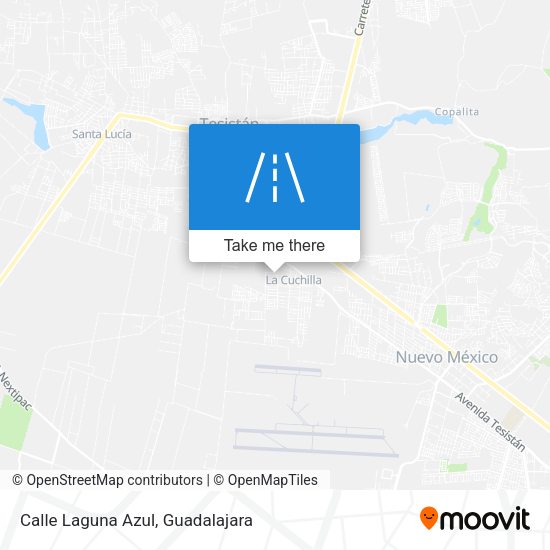Calle Laguna Azul map