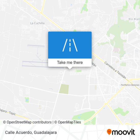 Mapa de Calle Acuerdo