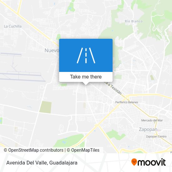 Avenida Del Valle map