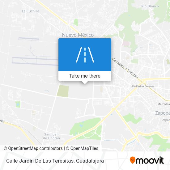 Calle Jardín De Las Teresitas map