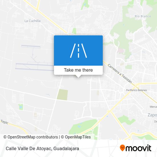 Calle Valle De Atoyac map