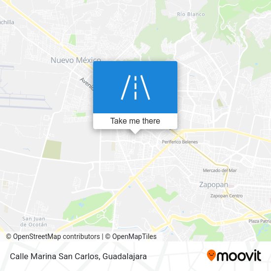 Calle Marina San Carlos map