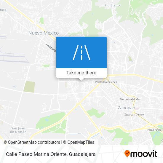 Calle Paseo Marina Oriente map
