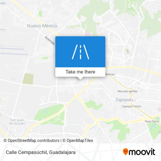 Calle Cempasúchil map