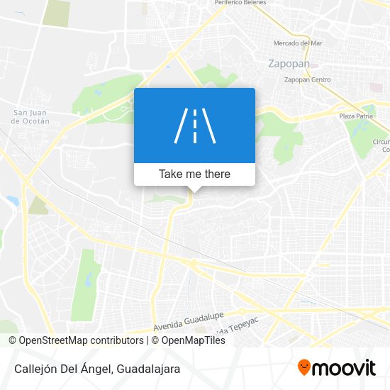 Mapa de Callejón Del Ángel