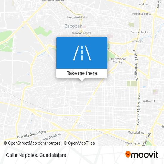 Calle Nápoles map