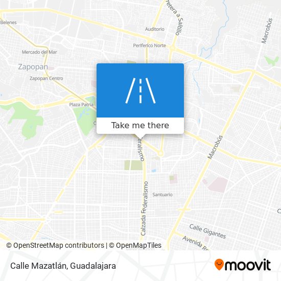 Calle Mazatlán map