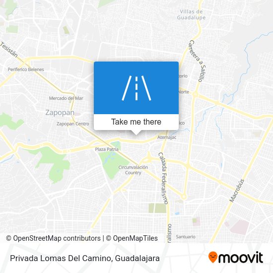 Privada Lomas Del Camino map