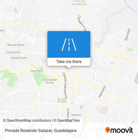 Privada Rosendo Salazar map