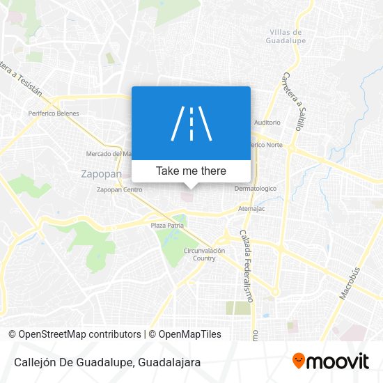 Callejón De Guadalupe map