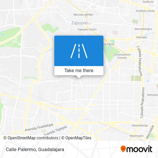 Mapa de Calle Palermo