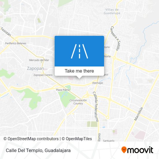 Calle Del Templo map