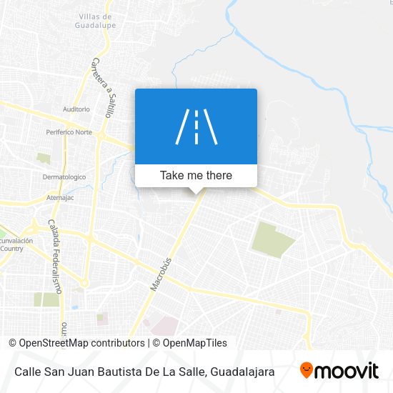 Mapa de Calle San Juan Bautista De La Salle