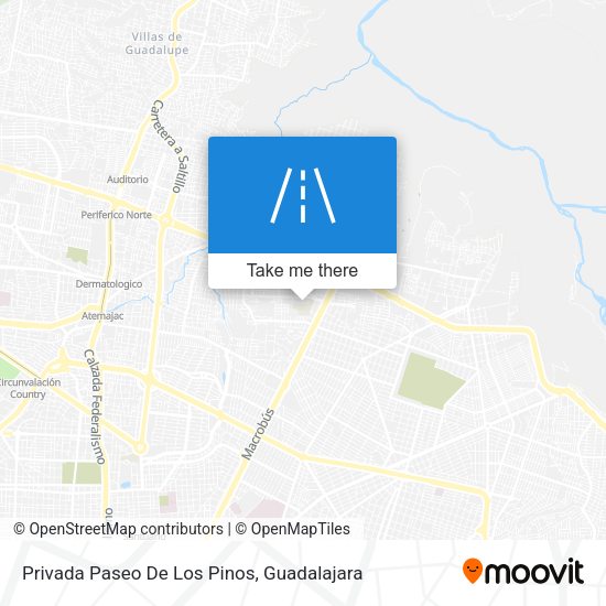Privada Paseo De Los Pinos map