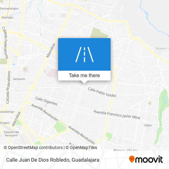 Calle Juan De Dios Robledo map