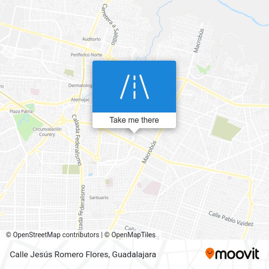 Calle Jesús Romero Flores map