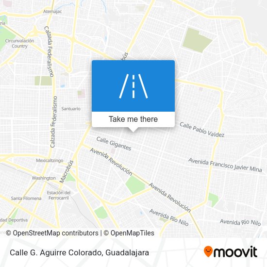 Calle G. Aguirre Colorado map