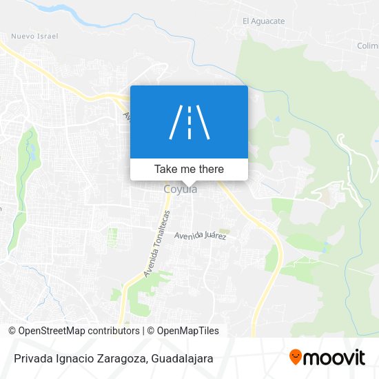 Privada Ignacio Zaragoza map