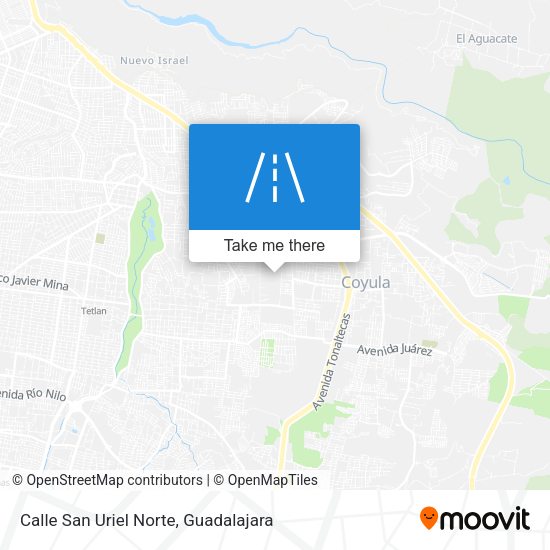 Calle San Uriel Norte map
