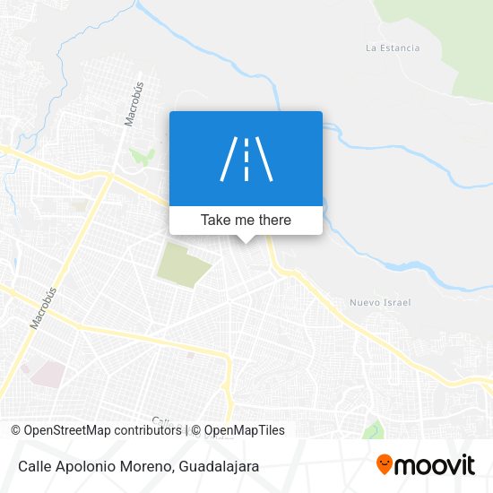 Mapa de Calle Apolonio Moreno