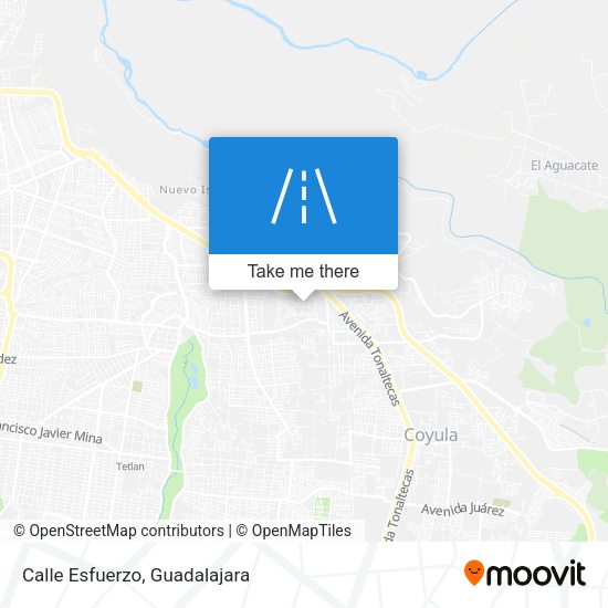 Mapa de Calle Esfuerzo