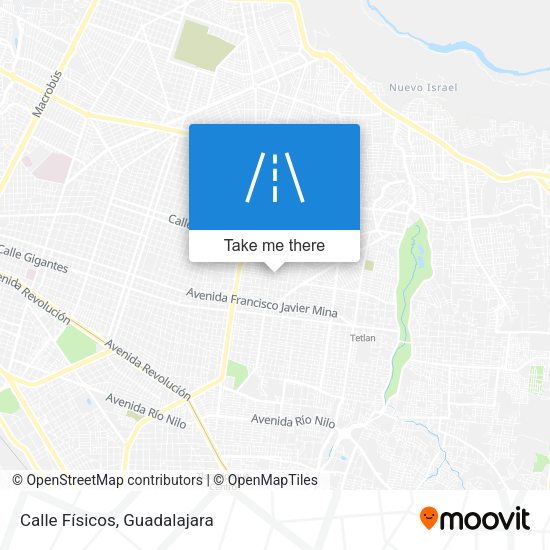 Mapa de Calle Físicos