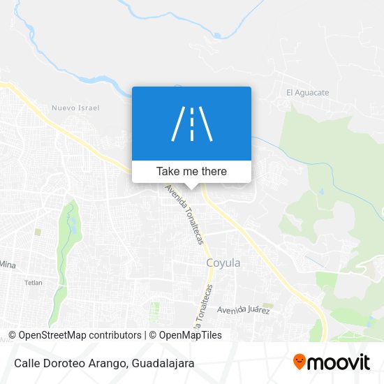 Calle Doroteo Arango map