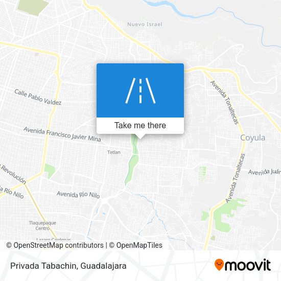 Mapa de Privada Tabachin