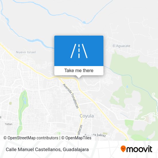 Mapa de Calle Manuel Castellanos