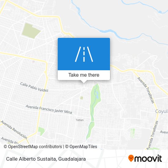 Calle Alberto Sustaita map