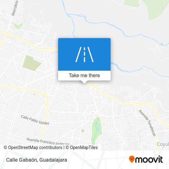 Calle Gabaón map