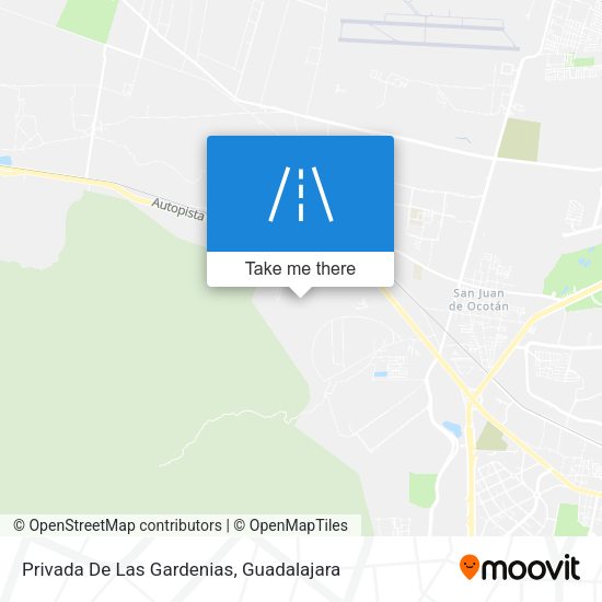 Mapa de Privada De Las Gardenias