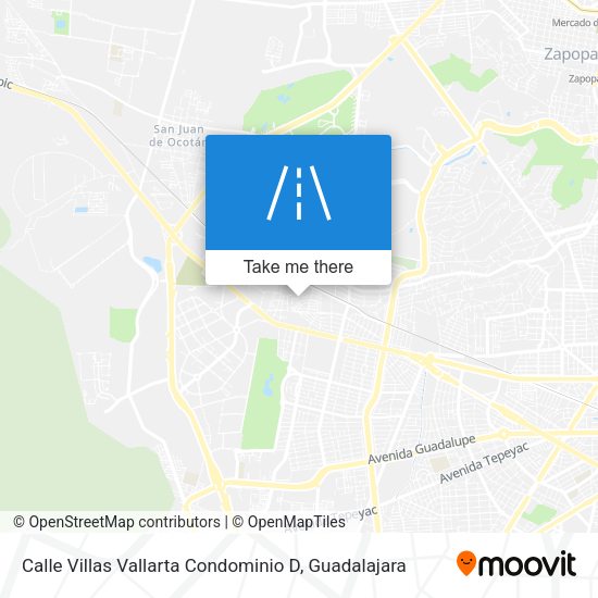 Mapa de Calle Villas Vallarta Condominio D