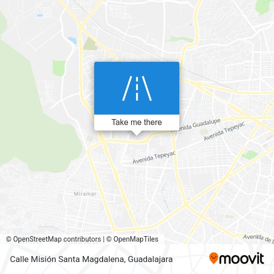 Calle Misión Santa Magdalena map