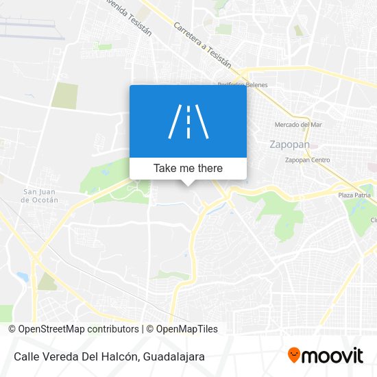 Calle Vereda Del Halcón map