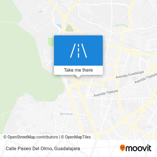 Calle Paseo Del Olmo map