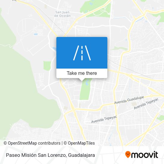 Paseo Misión San Lorenzo map
