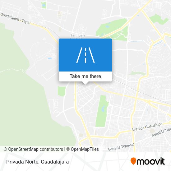 Mapa de Privada Norte