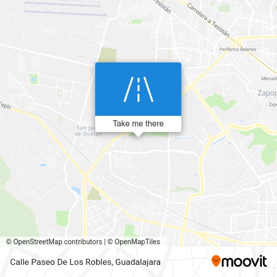 Calle Paseo De Los Robles map