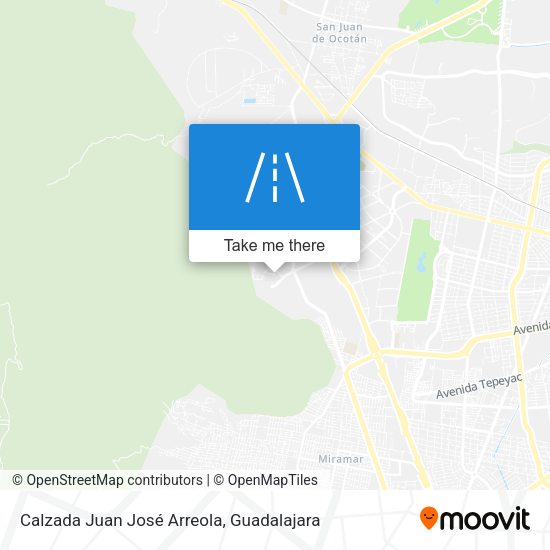 Calzada Juan José Arreola map