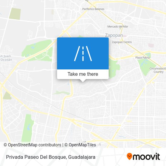 Privada Paseo Del Bosque map