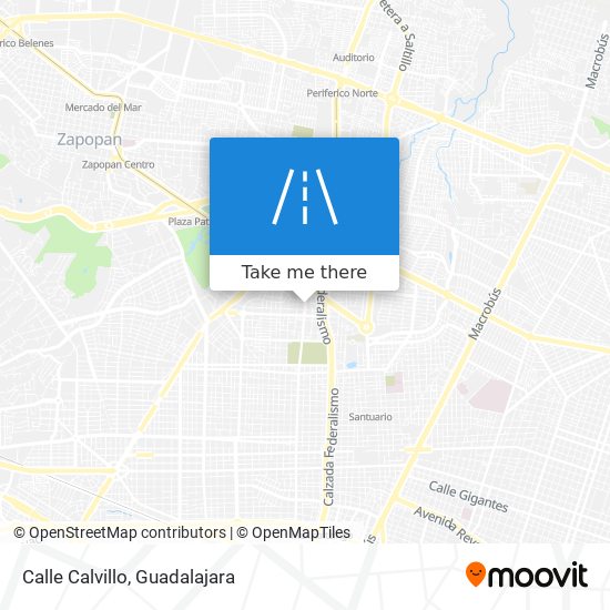 Calle Calvillo map