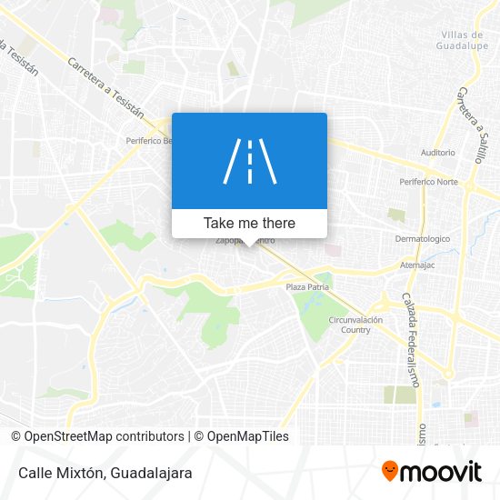 Calle Mixtón map