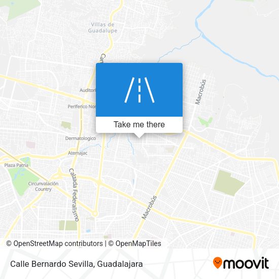 Mapa de Calle Bernardo Sevilla