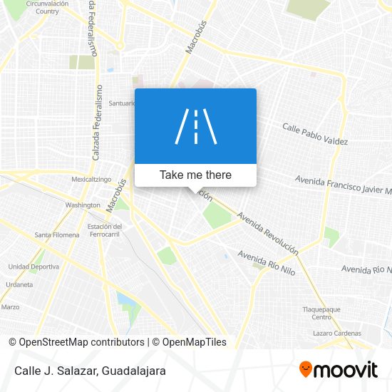 Mapa de Calle J. Salazar