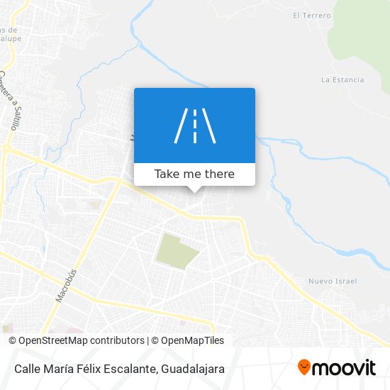 Mapa de Calle María Félix Escalante