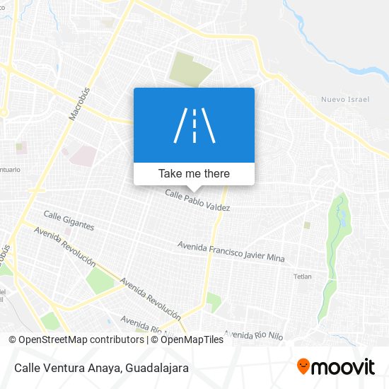 Calle Ventura Anaya map