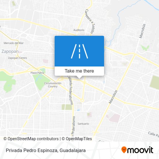 Mapa de Privada Pedro Espinoza