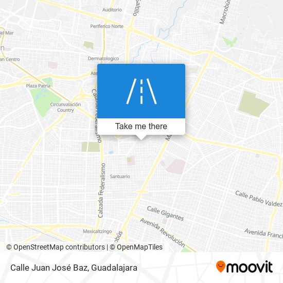 Mapa de Calle Juan José Baz